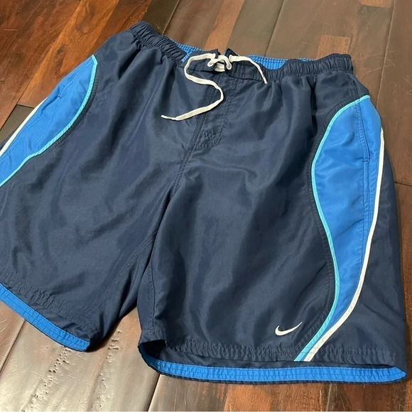 Nike Swimming Trunks Men’s XXL Navy Blue - Picture 2 of 7
